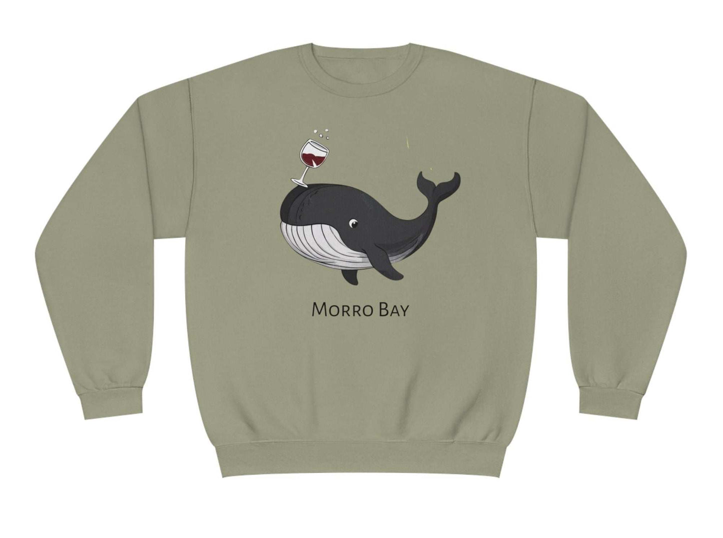 Morro Bay Crewneck Sweatshirt - Whale Of A Good Time In Morro Bay