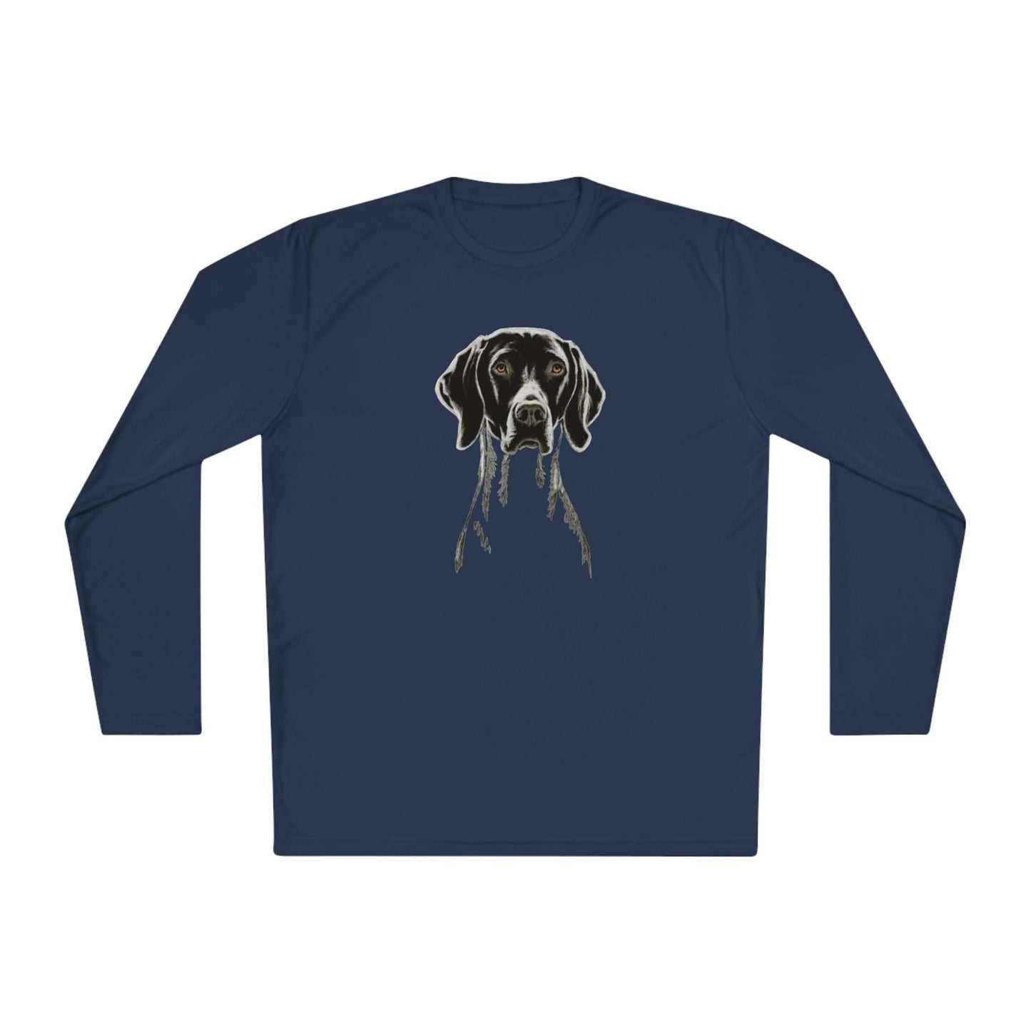 The Pointer. A Silhouette On A Long Sleeve Tee