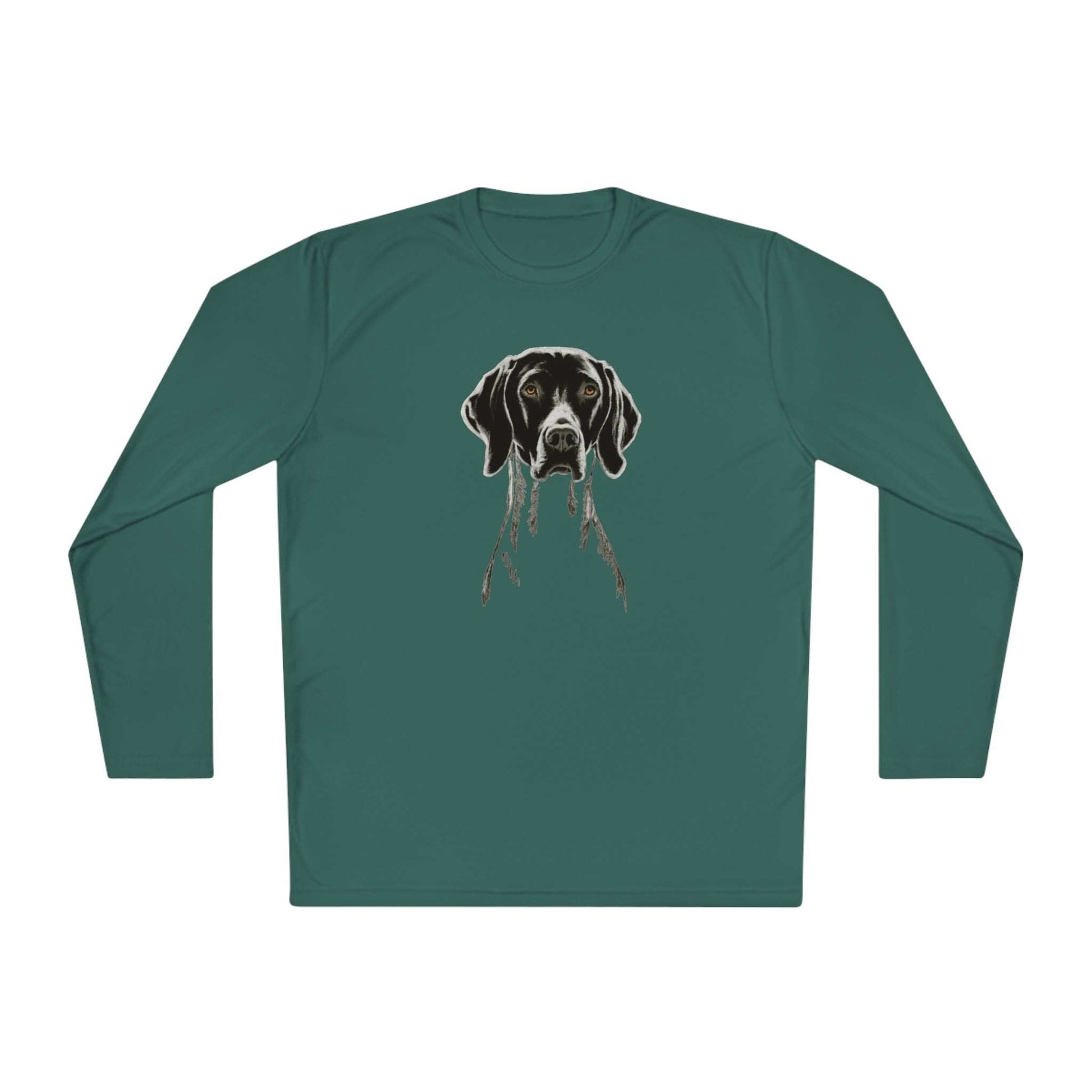 The Pointer. A Silhouette On A Long Sleeve Tee