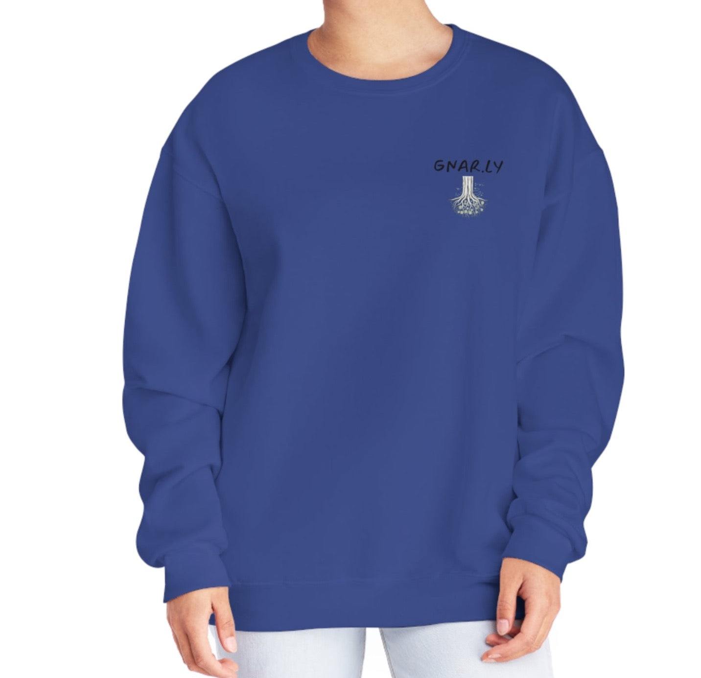 Gnarly Design Crewneck Sweatshirt