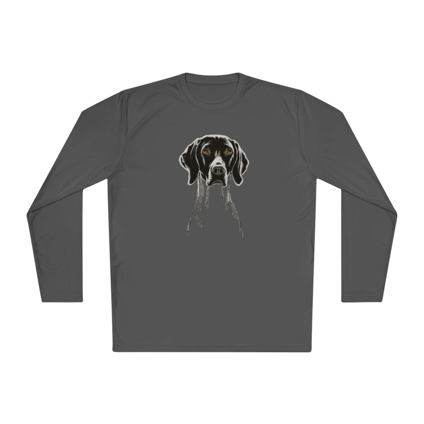 The Pointer. A Silhouette On A Long Sleeve Tee