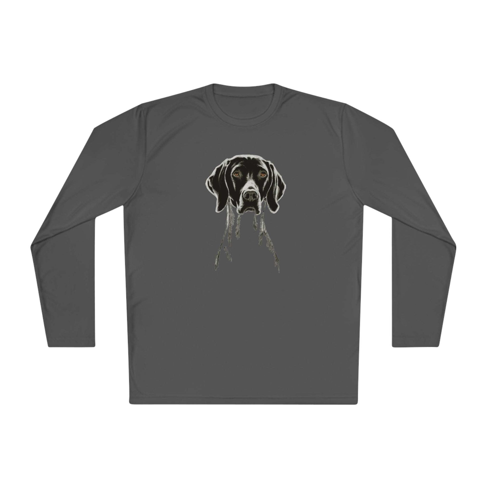 The Pointer. A Silhouette On A Long Sleeve Tee