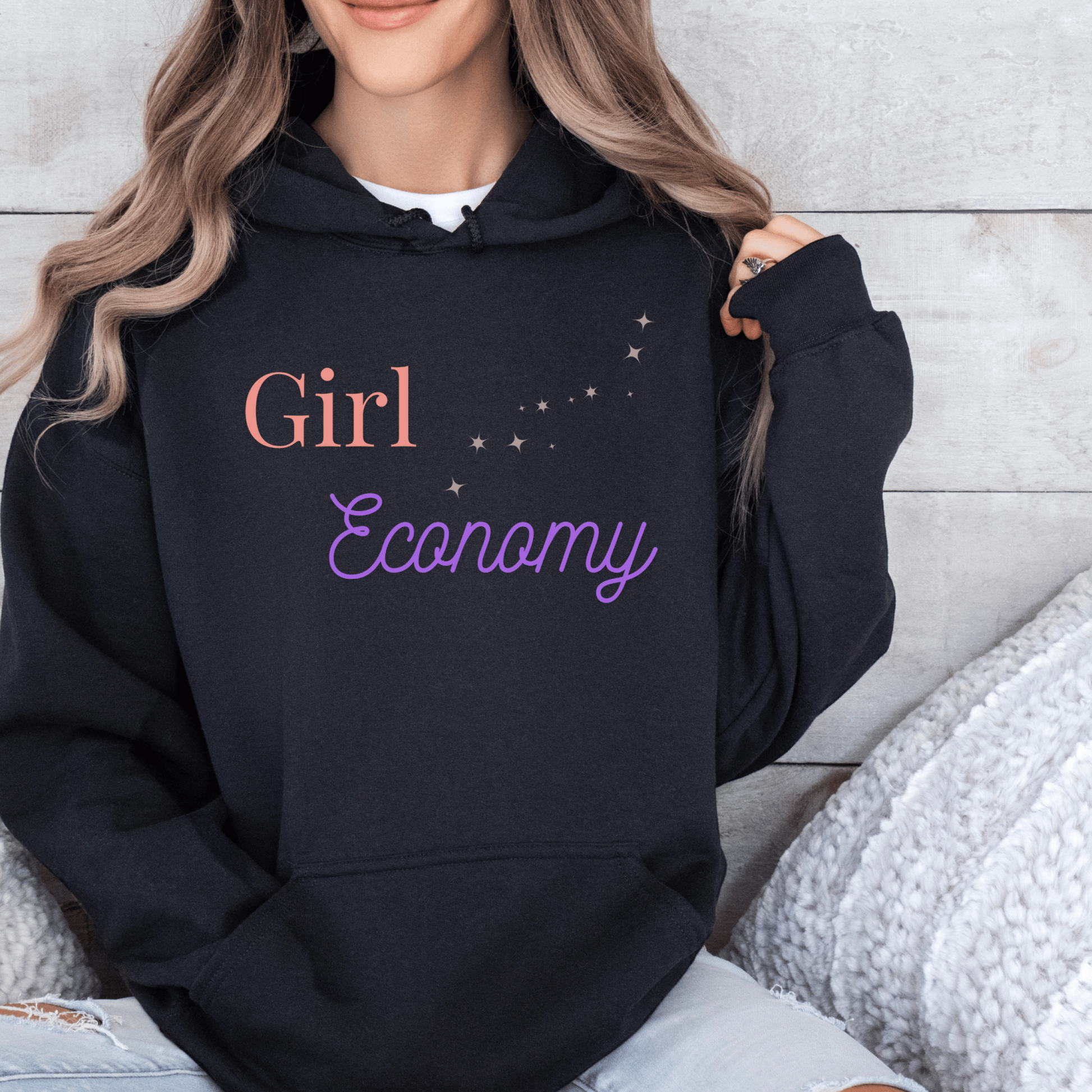 Girl Economy Oversized Hooded Sweatshirt