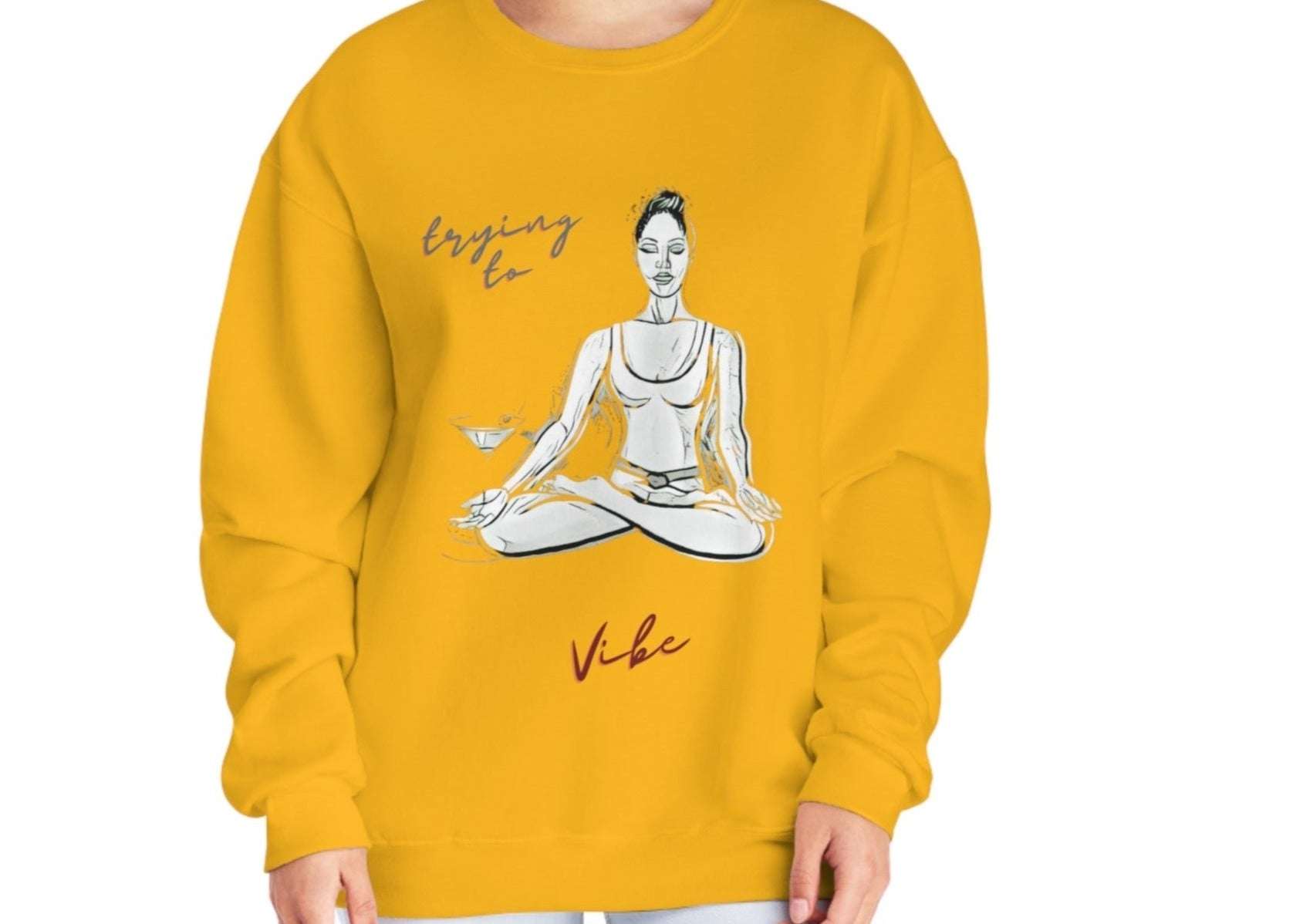 Trying to Vibe Crewneck Sweatshirt