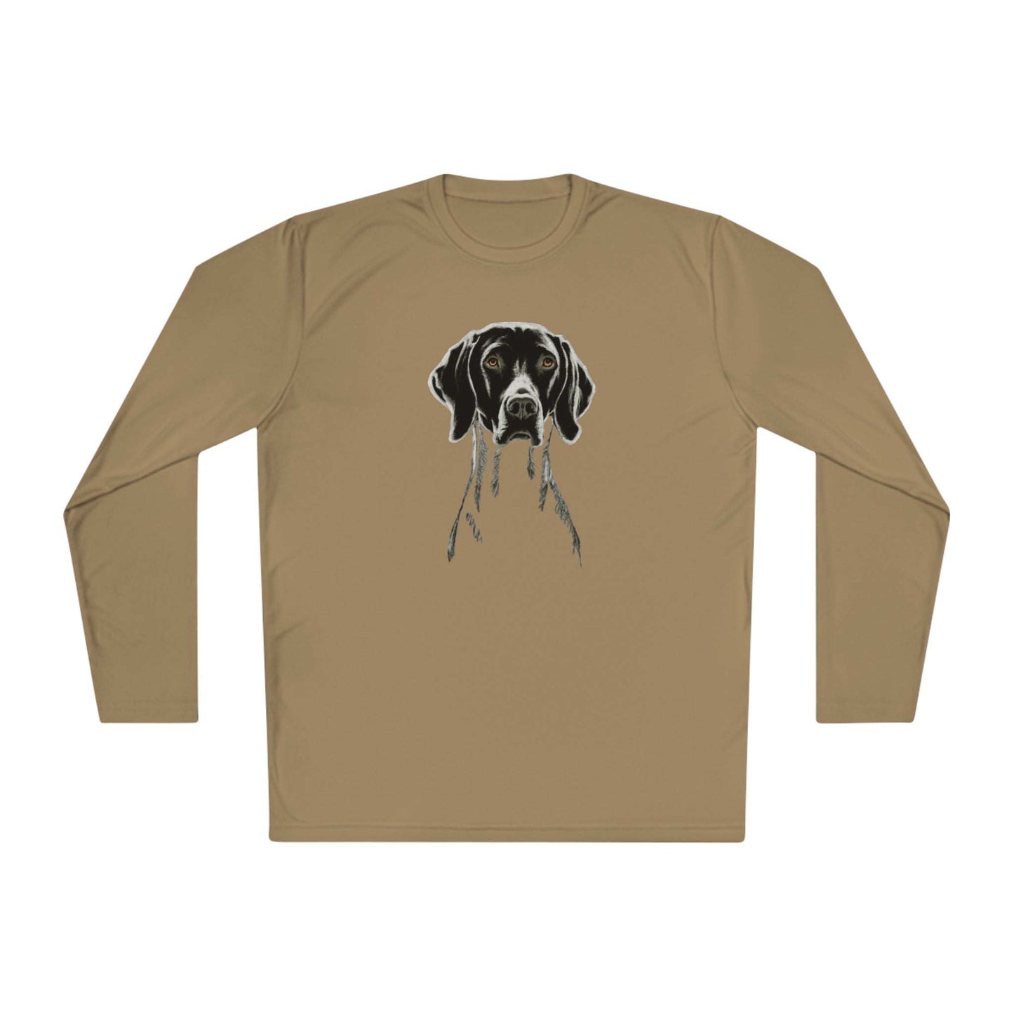 The Pointer. A Silhouette On A Long Sleeve Tee