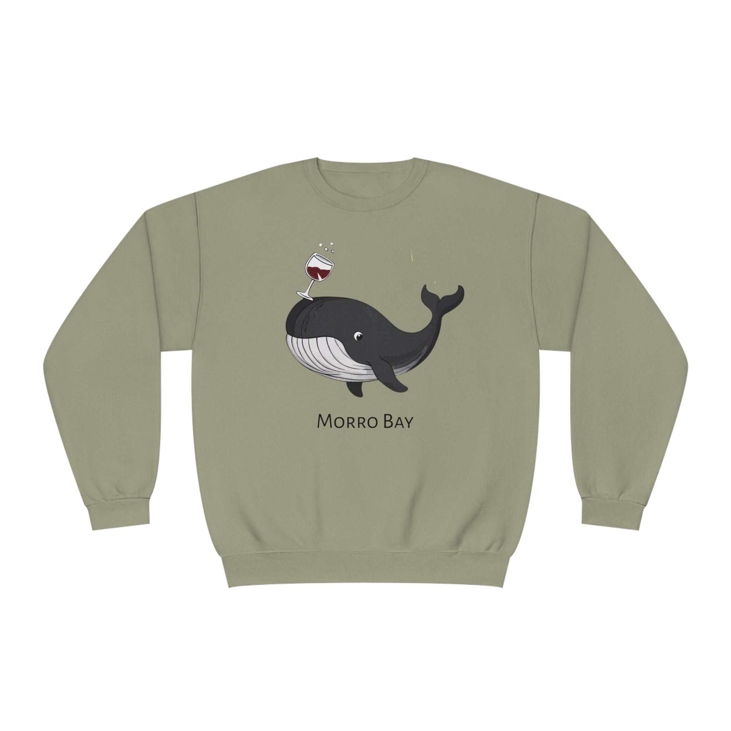 Morro Bay Crewneck Sweatshirt - Whale Of A Good Time In Morro Bay