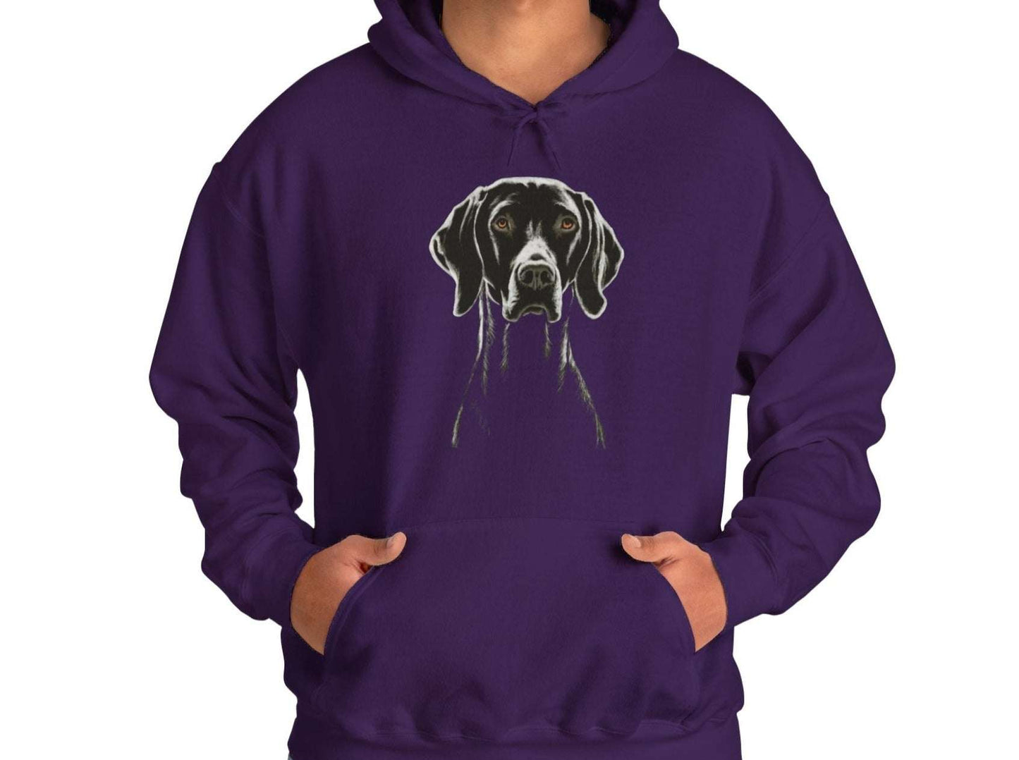 Pointer Dog Silhouette Hoodie