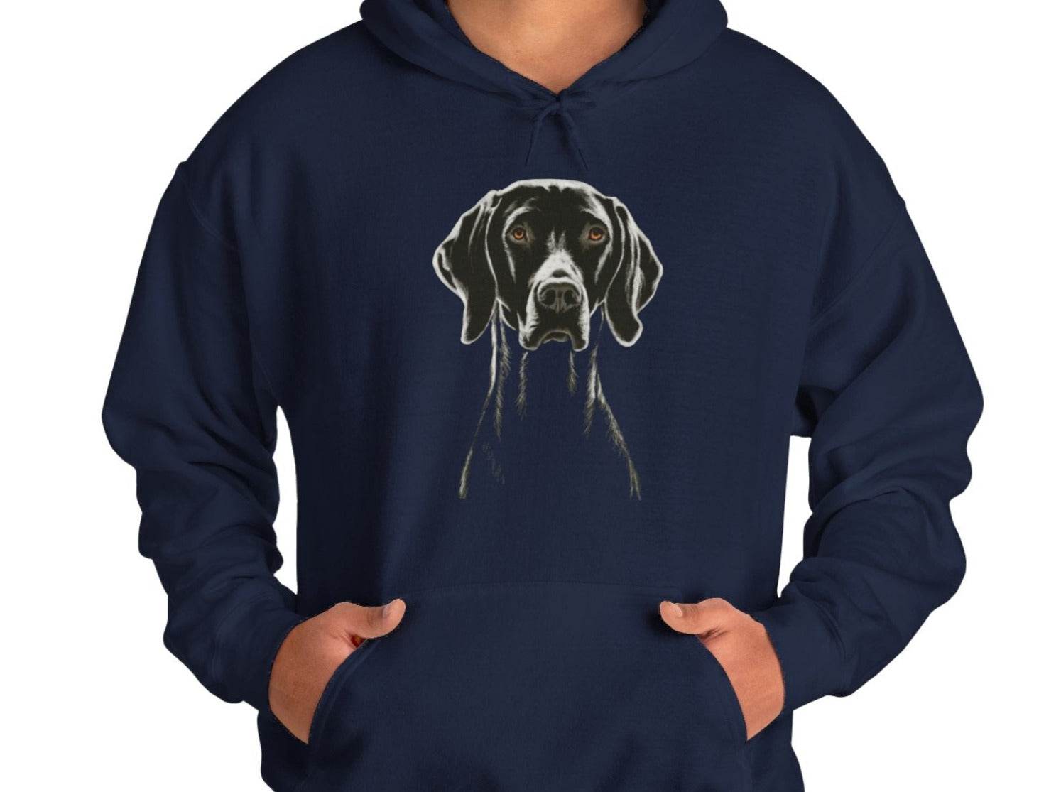 Pointer Dog Silhouette Hoodie